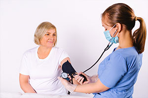 blood pressure test