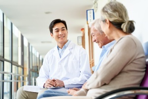 patients talking with a preventive care doctor