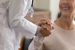 holding hands with a Preventive Care Doctor
