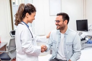 male patient with female physician