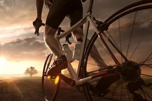 man doing cycling in morning