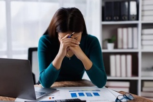 women suffering from chronic stress