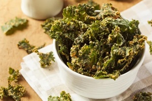 Homemade Green Kale Chips 