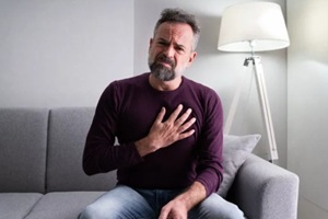 Durham, NC man with chest pain from high cholesterol