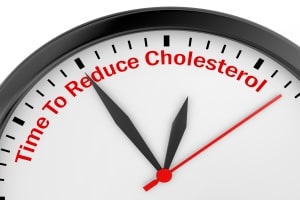 Watch with Time to Reduce Cholesterol Text
